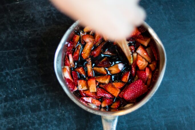 sauteed strawberries