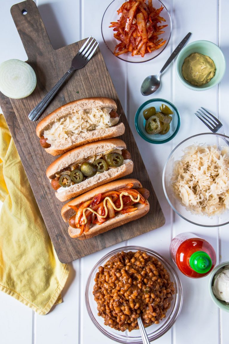 All-American Hot Dogs, Three Ways - The Nut-Free Vegan