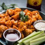 Vegan Buffalo Cauliflower Bites | www.thenutfreevegan.net