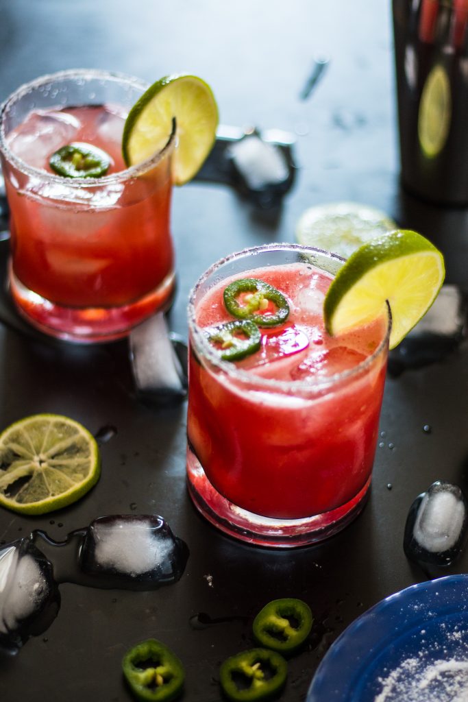 Spicy Watermelon Margarita | www.thenutfreevegan.net