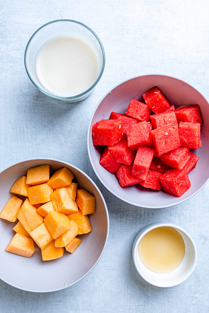 Easy Melon Smoothie ingredients