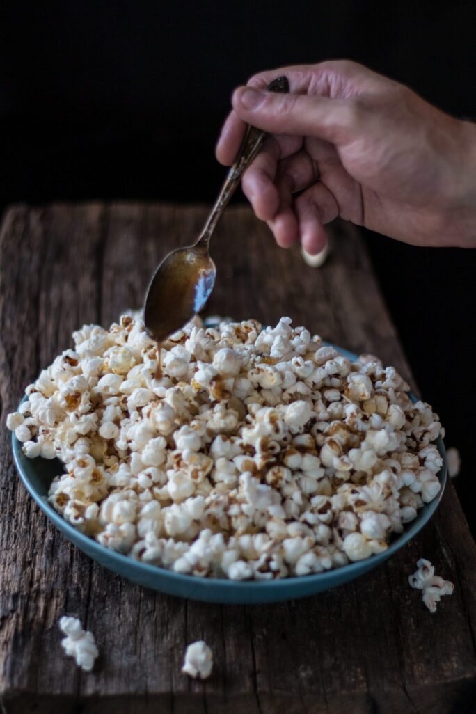 Simple Salted Caramel Popcorn