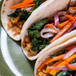 Fall Tacos with Maple Tempeh and Pumpkin Crema | www.thenutfreevegan.net