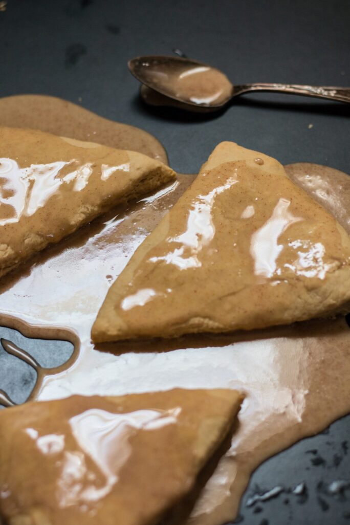 Delicious Coffee Scones with Maple Glaze