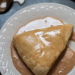 Coffee Scone with Maple Glaze | www.thenutfreevegan.net