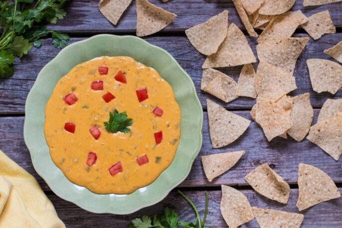 5-Minute Nut-Free Queso Dip - The Nut-Free Vegan