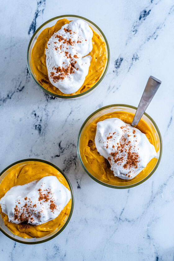 Easy Pumpkin Pudding - The Nut-Free Vegan