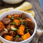 Winter Vegetable Bowl with Vegan Smoked Apple Sage Sausage | www.thenutfreevegan.net