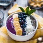 Vegan Blueberry Banana Smoothie Bowl | www.thenutfreevegan.net