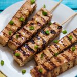 Vegan Teriyaki Tofu Skewers Appetizer Vegan Teriyaki Tofu Skewers | www.thenutfreevegan.net