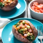 Simple and delicious Loaded Sweet Potatoes | www.thenutfreevegan.net