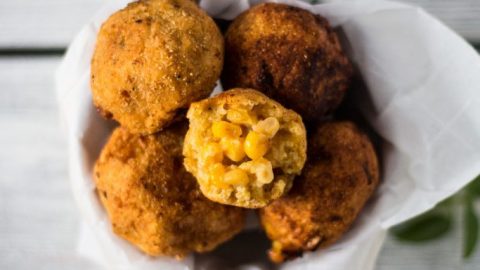 Sweet Basil Corn Nuggets