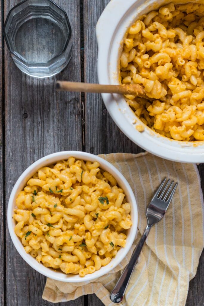 Slow Cooker Mac and Cheese - The Nut-Free Vegan