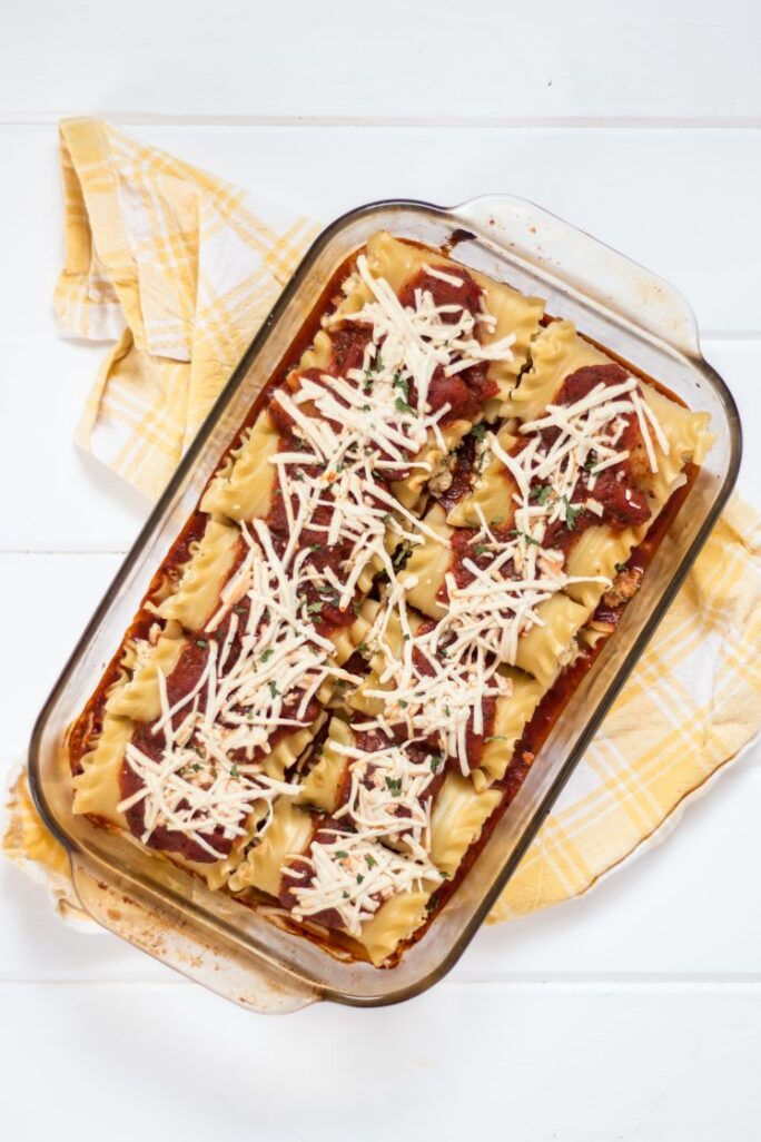 Easy and delicious lasagna roll-ups vegan nutfreevegan