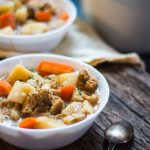 Vegan Slow Cooker Irish Stew with Seitan