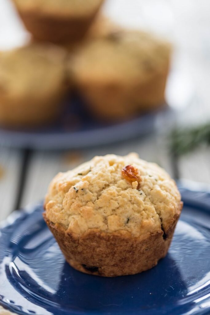 Simple and delicious Golden Raisin and Rosemary Muffins nutfreevegan