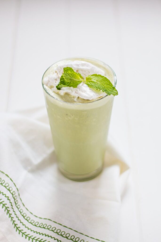 Matcha Shamrock Shake - The Nut-Free Vegan