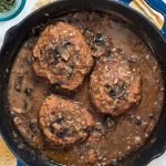 Meat-Free Salisbury Steak-vegan nutfreevegan