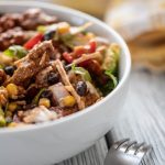 Vegan BBQ Seitan Salad nutfreevegan