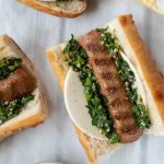 Argentine Choripán Sandwich with Beyond Meat Sausage Vegan nutfreevegan