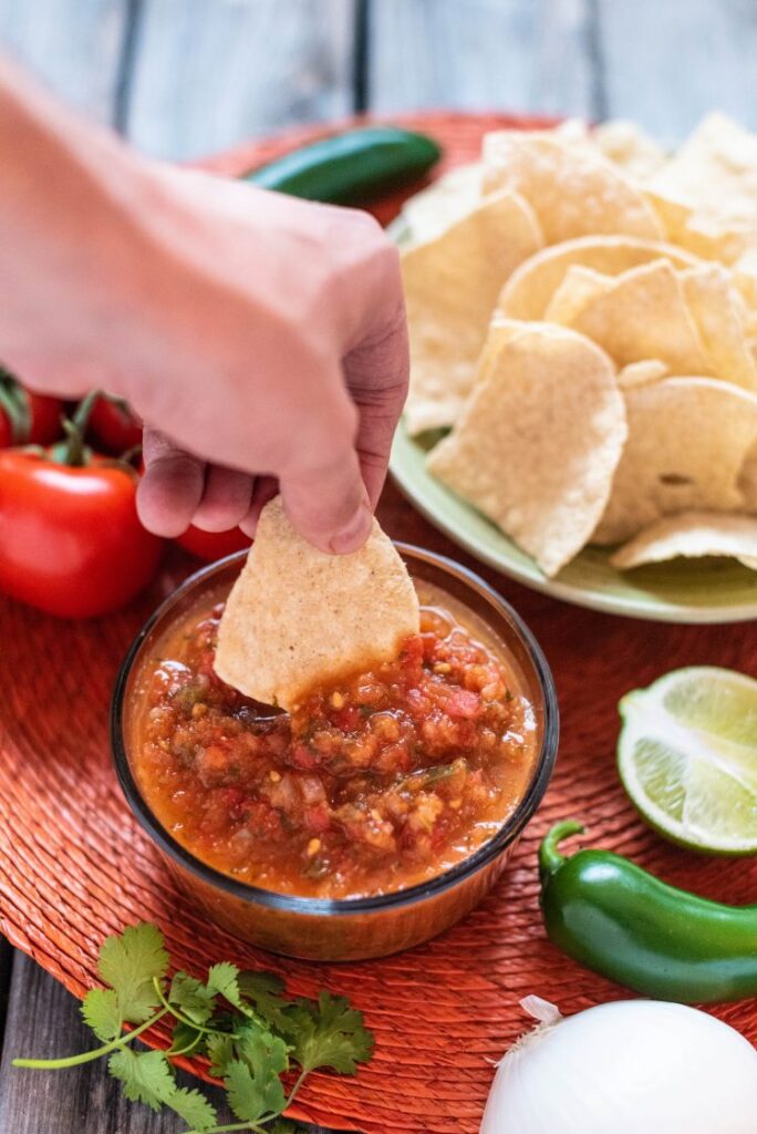 Authentic Mexican Salsa Vegan Gluten-Free Nutfreevegan Cinco de Mayo