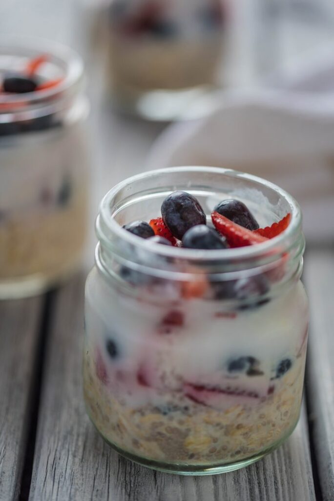 Fruity Overnight Oat Cups - The Nut-Free Vegan