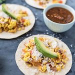 Vegan Migas Tacos nutfreevegan