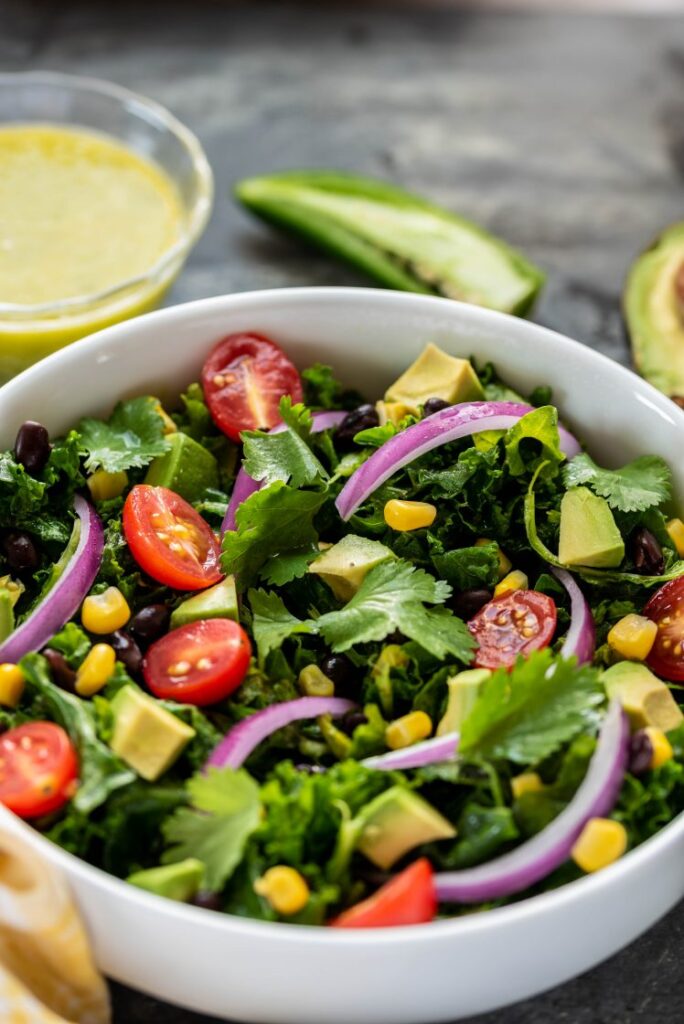 Southwestern Detox Salad Vegan Nut-free Nutfreevegan