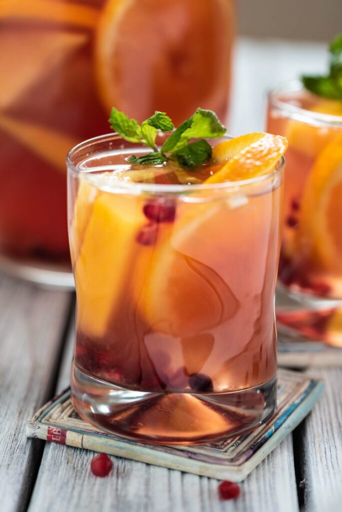 Easy and delicious Kombucha Sangria vegan nutfreevegan