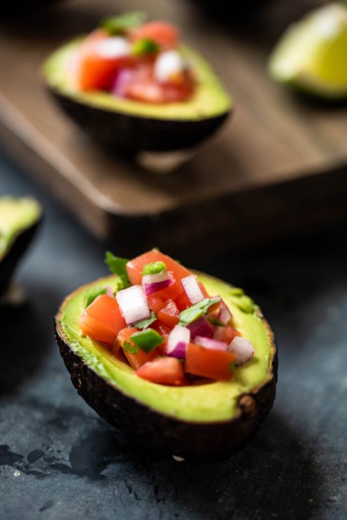 Deconstructed Guacamole Boats nutfreevegan