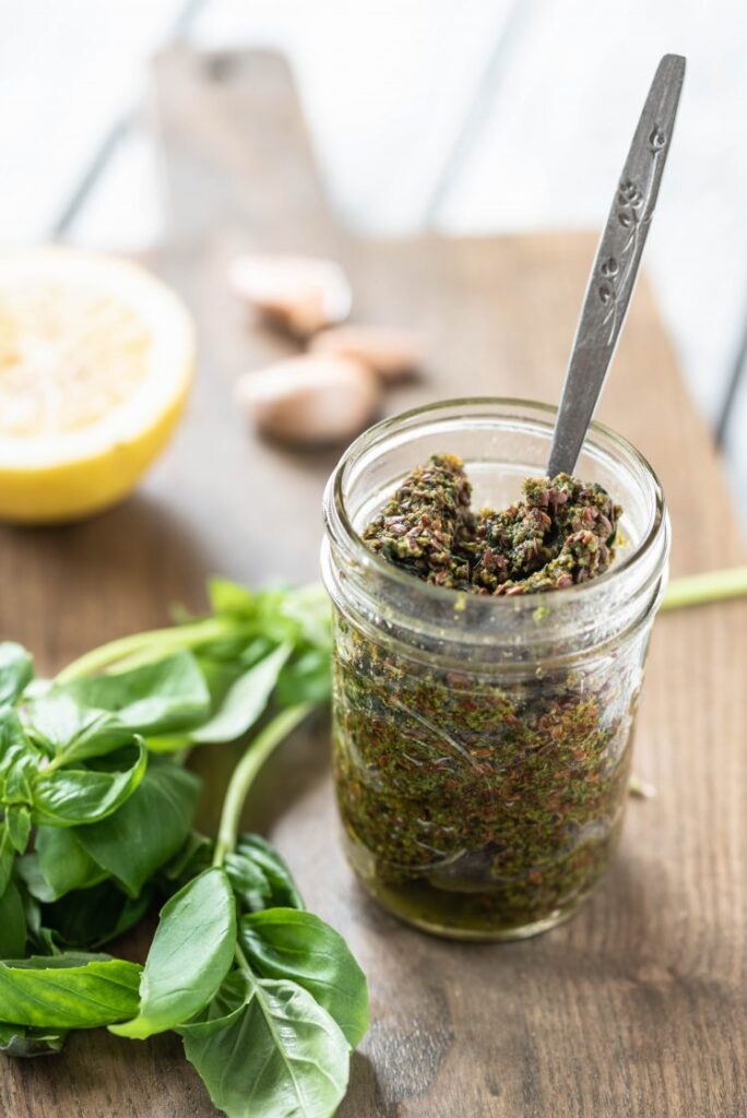 Easy Nut-Free Pesto - The Nut-Free Vegan