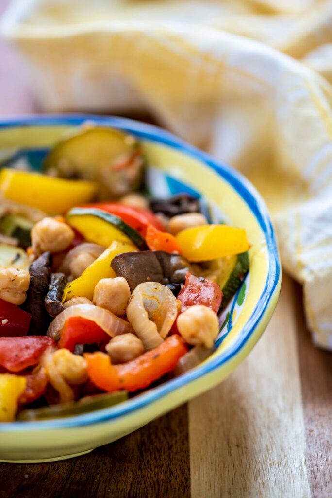 Easy Vegan Portobello Ratatouille gluten-free nutfreevegan