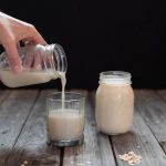 Homemade Oat Milk Vegan Nut-Free nutfreevegan