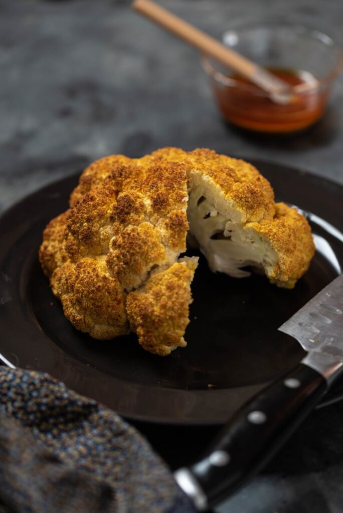 Whole Roasted Harissa Cauliflower