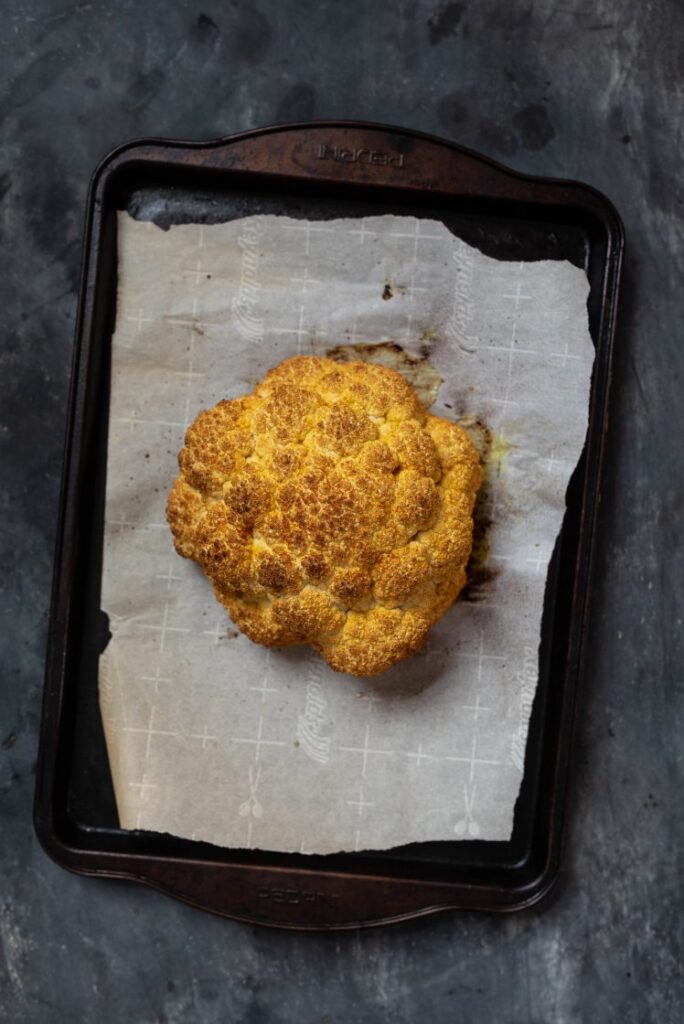 Whole Roasted Harissa Cauliflower