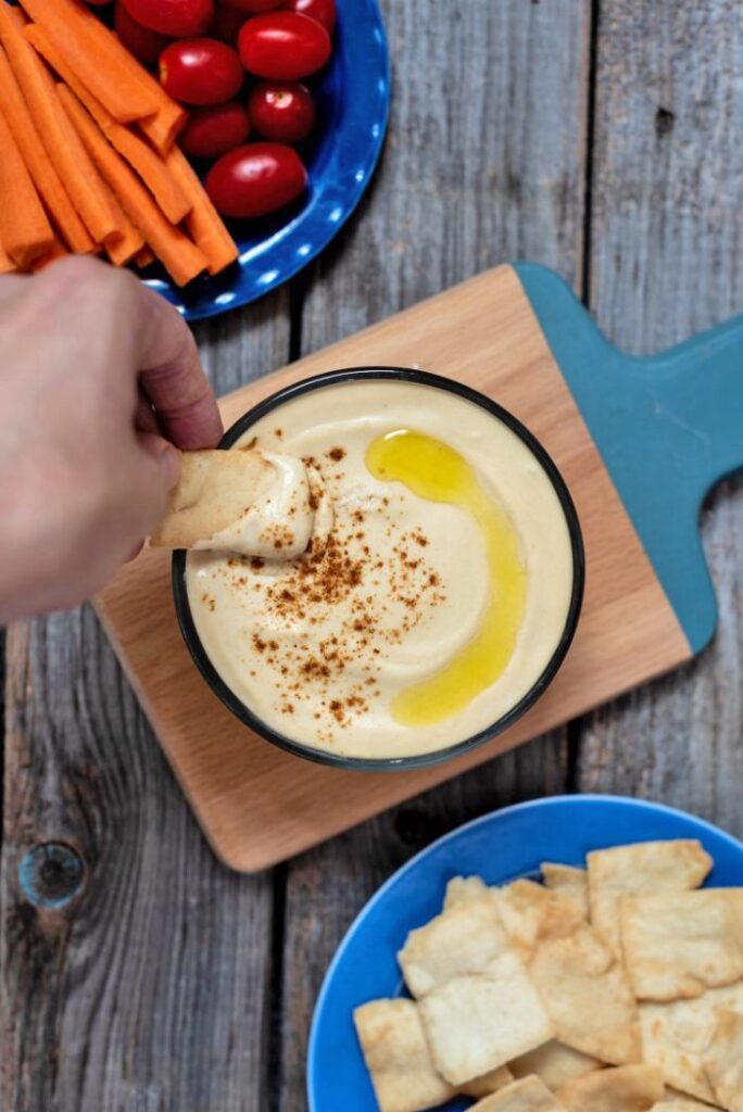 Easy Red Lentil Hummus Nutfreevegan