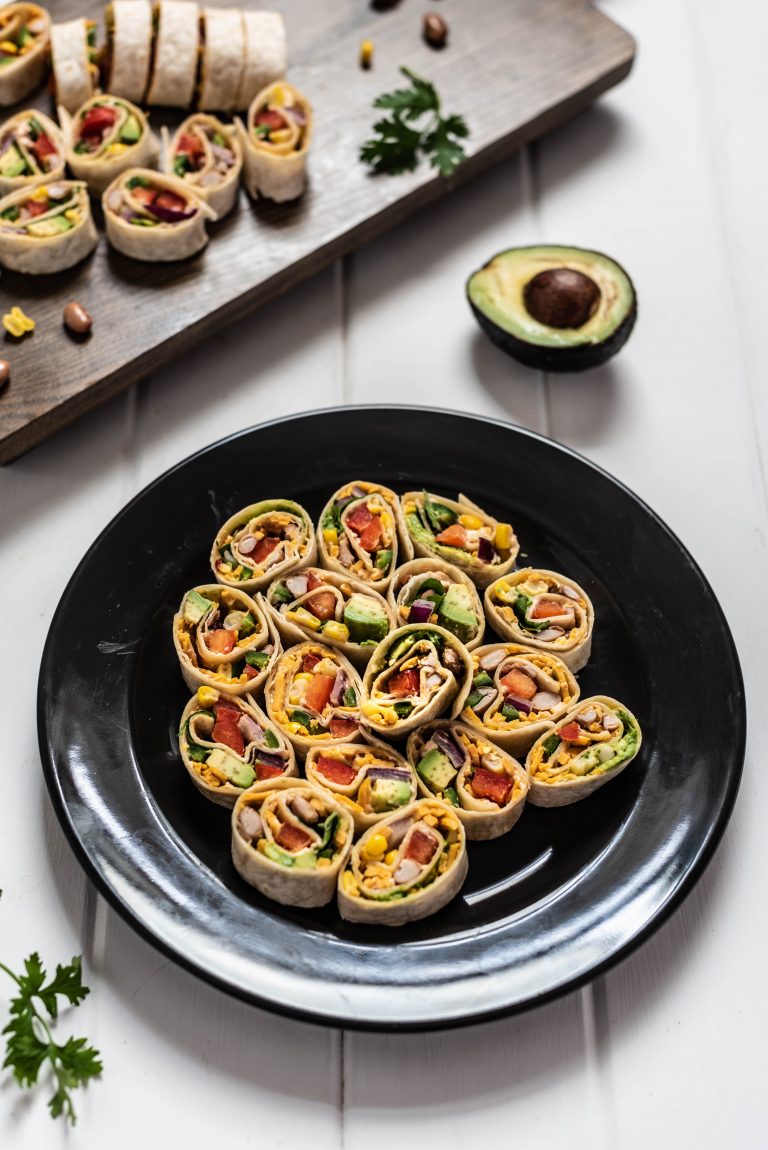 Southwestern Pinwheels - The Nut-Free Vegan