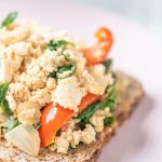 Red Curry Tofu Scramble Nutfreevegan