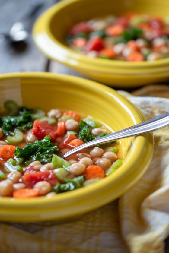 Instant Pot Minestrone - The Nut-Free Vegan