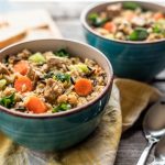 Instant Pot Wild Rice Stew with "Chicken" nutfreevegan