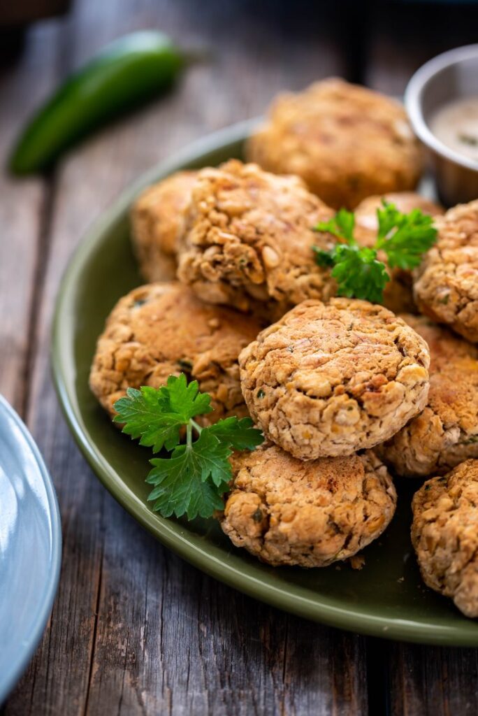 Baked Jalapeno Falafel nutfreevegan vegan