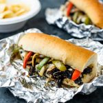 Portobello Philly Cheesesteak nutfreevegan