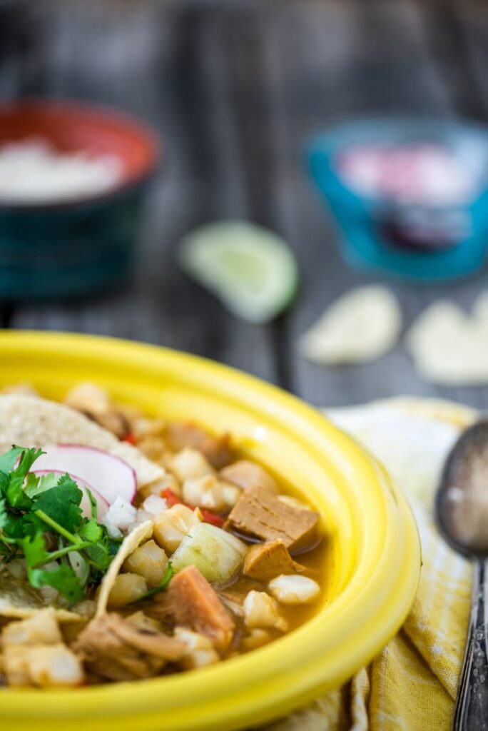 Easy southwestern pozole nutfreevegan