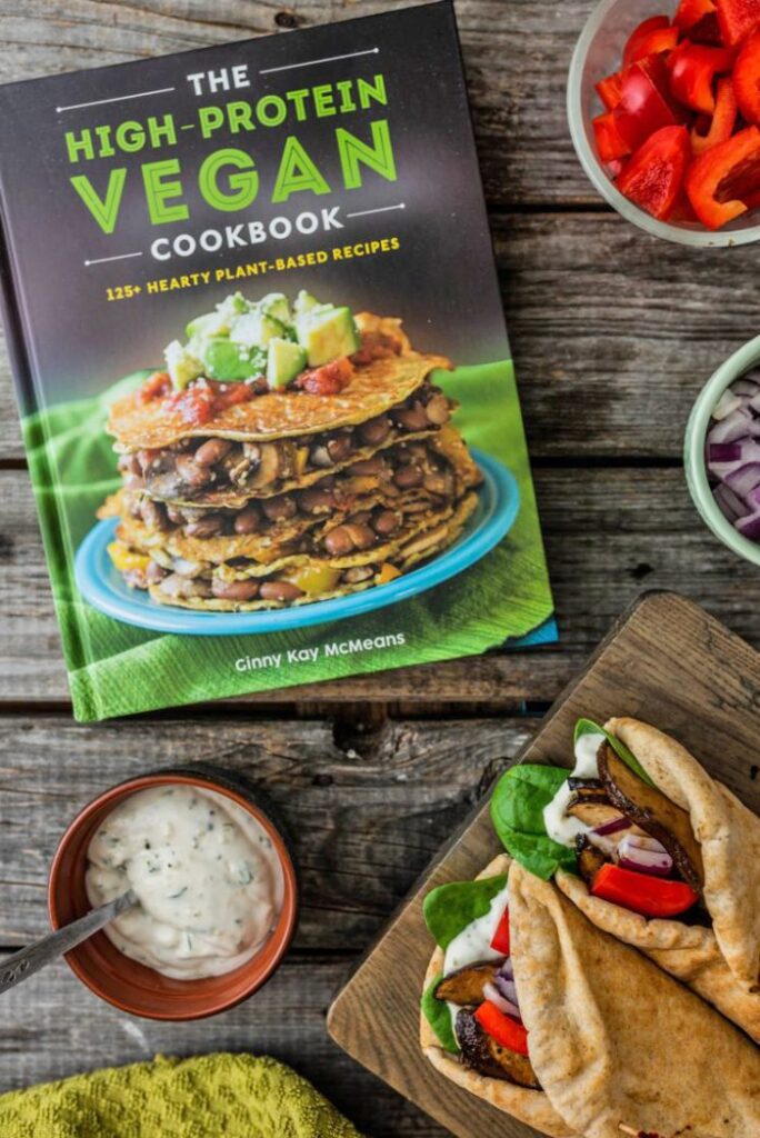 Portabella Gyros from The High-Protein Vegan Cookbook