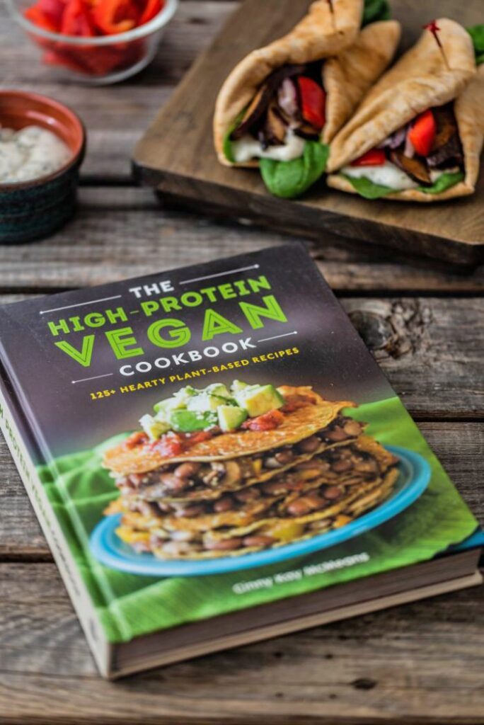 Portabella Gyros from The High-Protein Vegan Cookbook