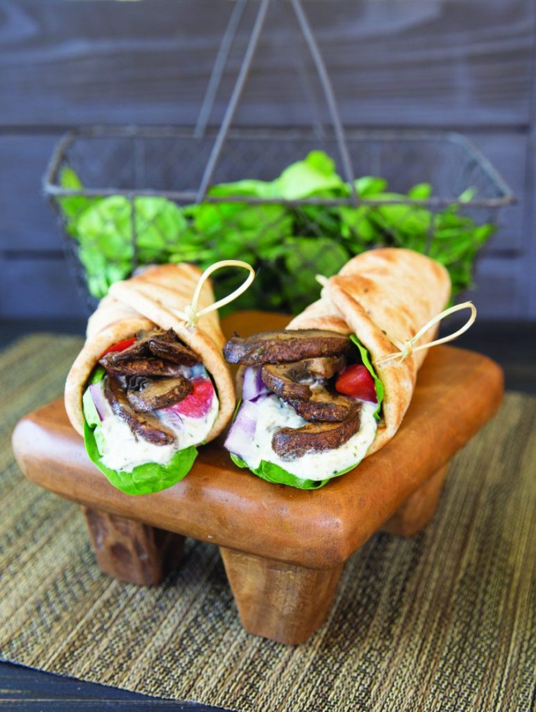 Portabella Mushroom Gyros The High-Protein Vegan