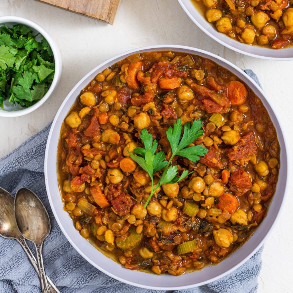 Instant Pot Moroccan Harira - The Nut-Free Vegan