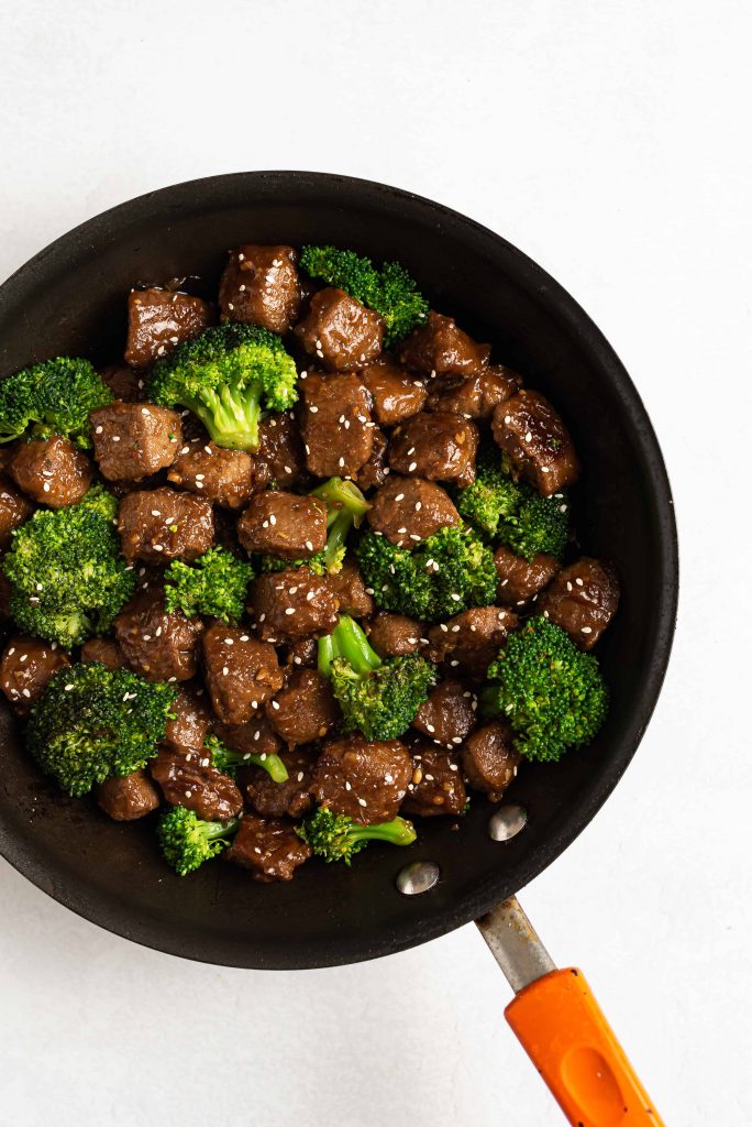 Beefless Beef and Broccoli Nutfreevegan