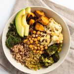 Sheet Pan Veggie Buddha Bowl Nutfreevegan