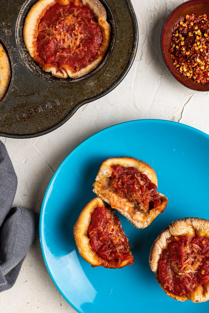 Beyond Meat Chicago-Style Mini Pizzas Nutfreevegan